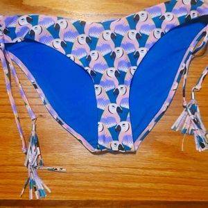 NWT - Women Red Carter Bottom Swimwear